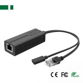 CPOE-04TC-F DC48V-to-DC5V 100Mbps POE Cable with Type-C Female interface