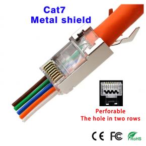 CRJ-PM7 Perforable RJ45 8P8C FTP CAT56 Connector  