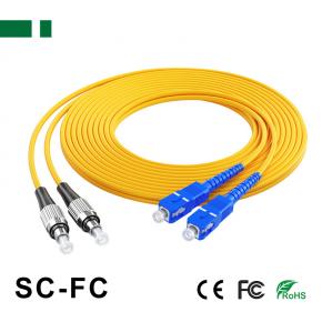 CPC02S-DSCU-FCU SC/UPC-FC/UPC Single-mode Double-core Optical Fiber Patch Cord