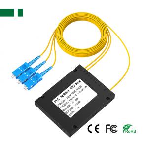 COS03-102P/SC 1*2 SC/UPC ABS Box PLC Optic Splitter
