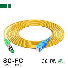 CPC02S-SCU-FCA SC/UPC-to-FC/APC Single-mode Single-core Optical Fiber Patch Cord