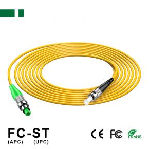CPC02S-FCA-STU FC/APC-to-ST/UPC Single-mode Single-core Optical Fiber Patch Cord