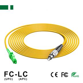 CPC02S-FCU-LCA FC/UPC-to-LC/APC Single-mode Single-core Optical Fiber Patch Cord