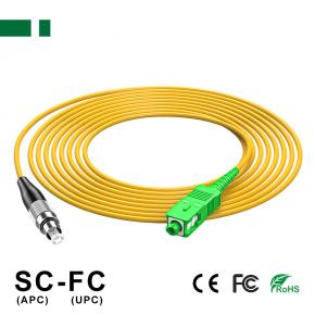 CPC02S-SCA-FCU SC/APC-to-FC/UPC Single-mode Single-core Optical Fiber Patch Cord