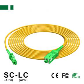 CPC02S-SCA-LCA SC/APC-to-LC/APC Single-mode Single-core Optical Fiber Patch Cord