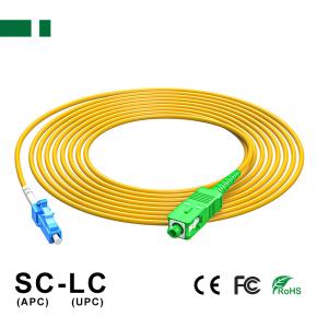 CPC02S-SCA-LCU SC/APC-to-LC/UPC Single-mode Single-core Optical Fiber Patch Cord