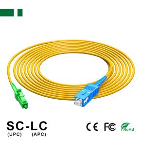 CPC02S-SCU-LCA SC/UPC-to-LC/APC Single-Mode Single-Core Fiber Cable