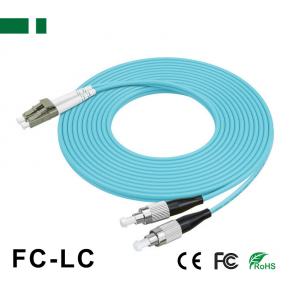 CPC01M3-DFCU-LCU FC/UPC-to-LC/UPC OM3 Dual-core Optical Fiber Patch Cord