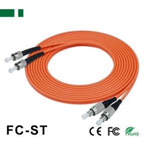 CPC01M2-DFCU-STU FC/UPC-to-ST/UPC OM2 Dual-core Optical Fiber Patch Cord