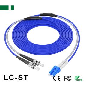 CPC11SA-DLCU-STU LC/UPC-ST/UPC Armored Single-mode Dual-core Optical Fiber Patch Cord