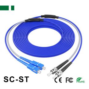 CPC11SA-DSCU-STU SC/UPC-ST/UPC Armored Single-mode Dual-core Optical Fiber Patch Cord