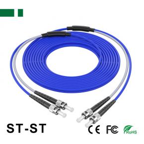 CPC11SA-DSTU-STU ST/UPC-ST/UPC Armored Single-mode Dual-core Optical Fiber Patch Cord