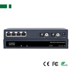 CFS-502F4E 100Mbps 2*SC to 4*RJ45 Fiber Optic Transceiver