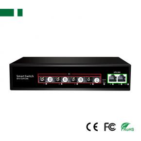 CFS-514F2E 100Mbps 4*SC to 2*RJ45 Fiber Optic Transceiver