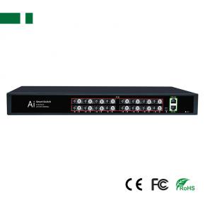 CFS-7016F2E 100Mbps 16*SC to 2*RJ45 Fiber Optic Transceiver