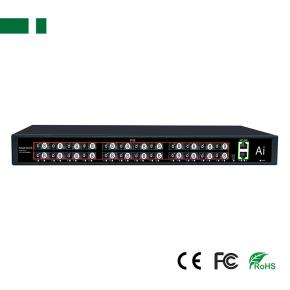 CFS-7024F2E 100Mbps 24*SC to 2*RJ45 Fiber Optic Transceiver