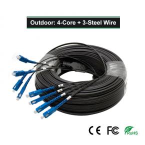 CPC32S-QSCU-SCU 4-core outdoor Fiber Optic Cable with SC Connector